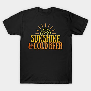 Sunshine & Cold Beer T-Shirt